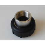 Coax  Adapter coupling 50 mm  1 1/2" BSPT thread. CFA-2150B-